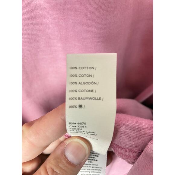 We The Free Be Free Tunic Top Women's XL Pink Oversized Casual Long Sleeve - Picture 5 of 7